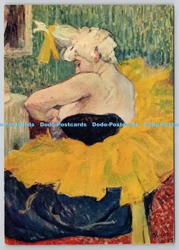 D329246 Musee du Louvre. Toulouse Lautrec. Die Clownin. Col. des Maltres. Braun