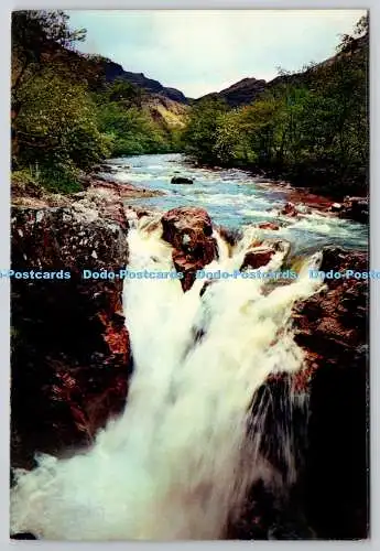 D325851 Inverness Shire. Glen Nevis in der Nähe von Fort William. Lower Falls. J. Arthur Di