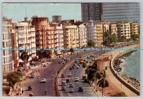 D331901 Bombay. Marine Drive und Air India Building. L. R. Trading. Ein Elar Prod