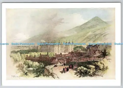 D331909 Edinburgh. Der Palast von Holyrood. J. D. Harding