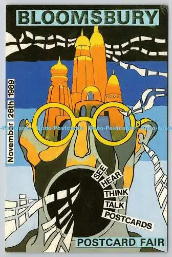 D329299 Bloomsbury Postkartenmesse 26. November 1989. Teresa Schofield. IPM Promo