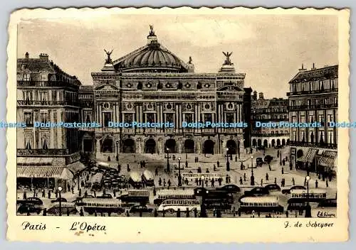 D331946 Paris. L Opera. J. De Schryoer. Mur. 1965