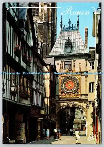D329313 Seine Maritime. Rouen. En Normandie. Le Gros Horlage. Gauche vieilles ma