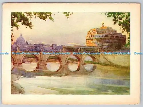 D331957 Roma. S. Pietro e Castel S. Angelo. Astro. M. Danesi