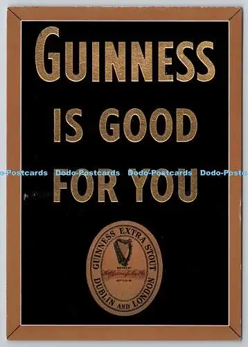 D326750 Altes Wandschild. Guinness ist gut für Sie. O. J. Kavanagh. Ireland People