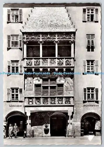 D329320 Innsbruck. Goldenes Dachl. KTV. Tiroler Kunstverlag Chizzali. Stadtpostm