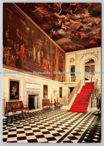 D329331 England. Chatsworth. Die bemalte Halle. English Life Publications. Derby.