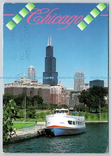 D329353 Chicago. Der Sears Tower ist das höchste Gebäude der Welt. Werner J. Ber
