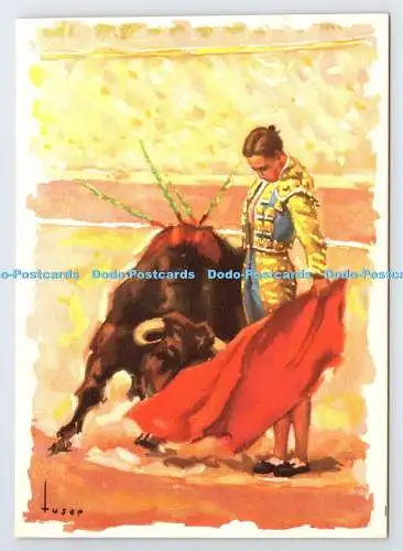 D334782 Stierkampfszene. Matador. Archivo Artistico. Barcelona. Espana