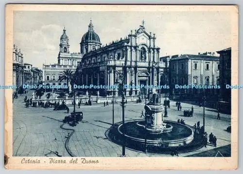 D332007 Catania. Piazza del Duomo. N. Catanuto. Alterocca Terni