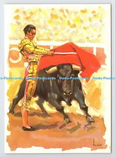D334783 Stierkampfszene. Matador. Archivo Artistico. Barcelona. Espana