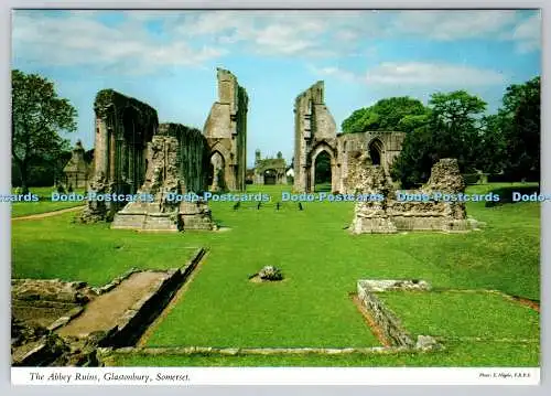 D326802 Somerset. Glastonbury. Die Abteiruine. E. Nagele. F. R. P. S. John Hind