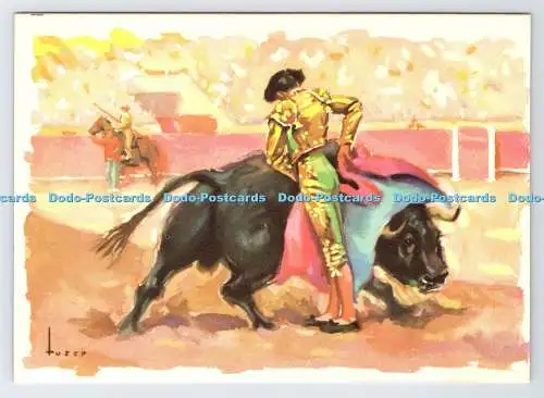 D334787 Stierkampfszene. Matador. Archivo Artistico. Barcelona. Espana