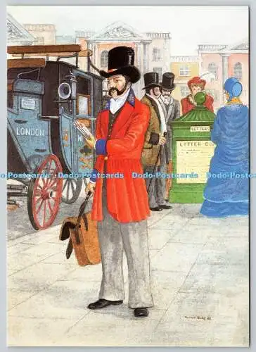 D329368 London District Briefträger. Richard Blake. Nationales Postmuseum. H