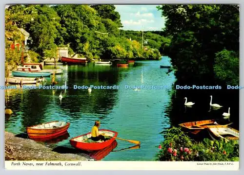 D326816 Cornwall. Porth Navas in der Nähe von Falmouth. John Hinde. F.R.P.S. Ireland. 2D