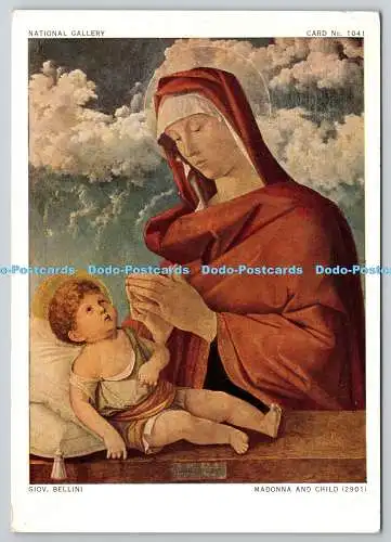 D325986 National Gallery. Giov. Bellini. Madonna mit Kind. Waterlow Limited. Lo