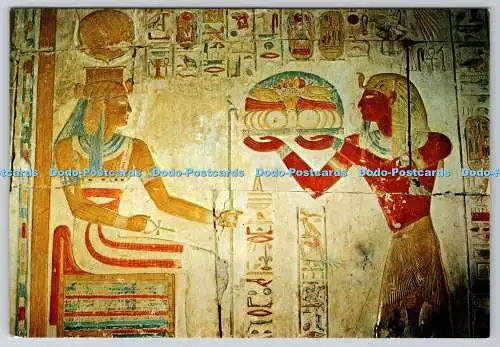 D326822 Arabische Republik Ägypten. Abydos. Tempel von Sethi I. König Sethi I. biete an