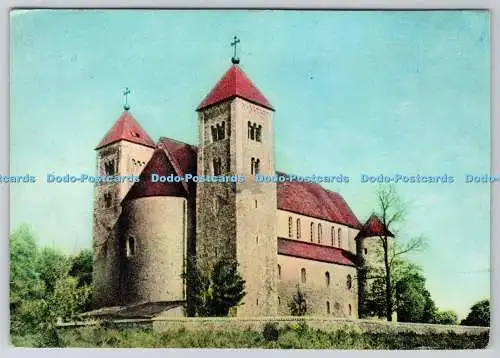 D332029 Tum Pod Leczyca. Kolegiata Romanska z Lat. Ruch. J. Siudecki