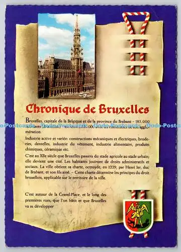 D329385 Belgien. Chronique de Bruxelles. Exkl. K. W. Ernst. N. 183. 1968. Postca