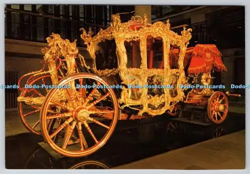 D326837 Museum of London. Lords Mayors State Coach wurde 1757 gebaut. Gebraucht annua