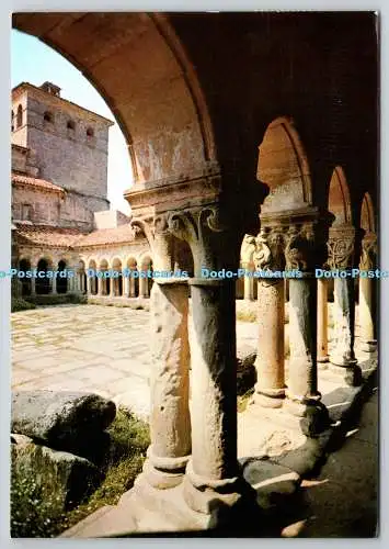 D326002 Spanien. Santillana del Mar. College. Kreuzgang. Ediciones Arribas. Saragos