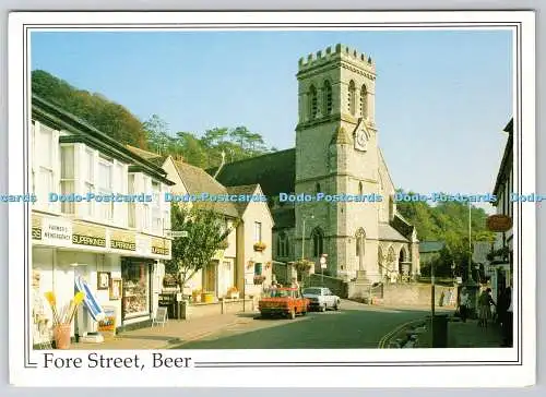 D326841 Bier. Fore Street. Angenehmer Ferienort und Fischerdorf. Richter Postkarte.