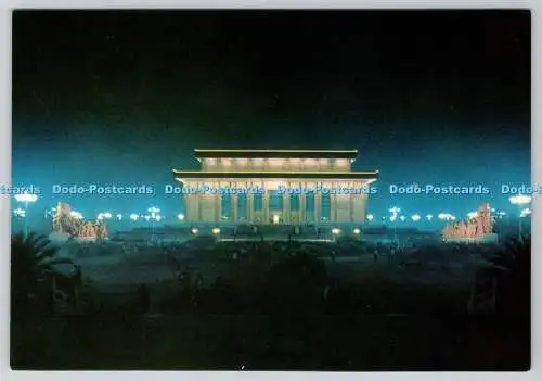 D332051 Nachtansicht der Chairman Mao Memorial Hall