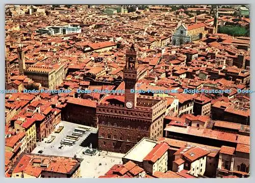 D326850 Firenze. Luftaufnahme der Piazza Signoria. Das Beste. Bonechi 1970. O.