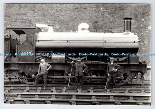 Lokomotive D334832. Nr. 1640. Postkarte