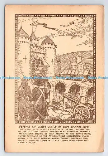 D334835 Verteidigung von Corfe Castle durch Lady Bankes