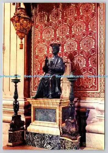 D329415 Italien. Roma. Basilika St. Peter Statute St. Peter. TS. Tecnograf Spa