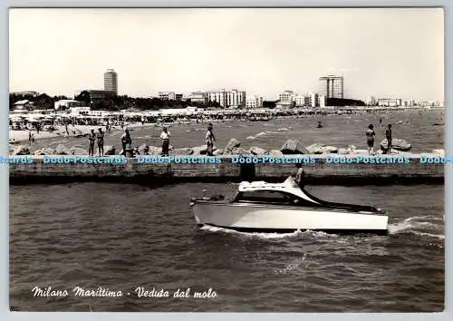 D332068 Milano Marittima. Veduta dal Mola. Riviera. RP