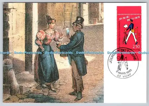 D326862 Paris. Rue Saint Denis. Facteur. Vers 1835 d aores une lithographie d ep