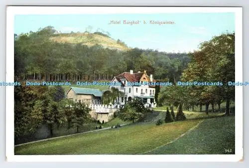 D334849 Hotel Burghof b. Königswinter. C. F. Nagel. Köln a. Rhein