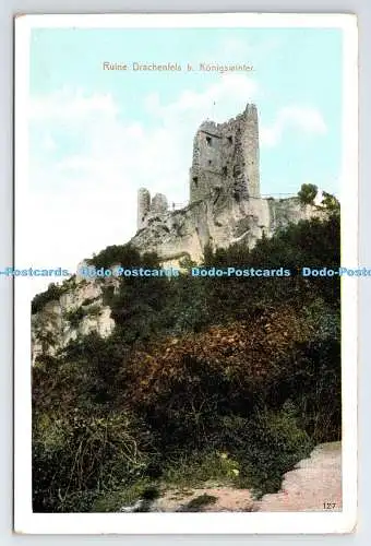 D3344850 Ruine Drachenfels geb. Königswinter. C. F. Nagel. Köln a. Rhein