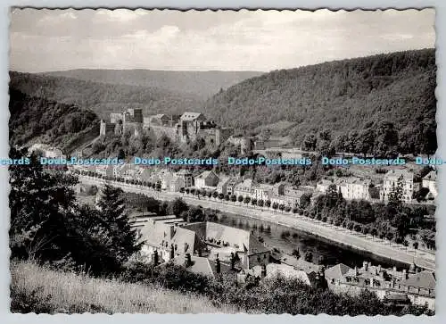 D332083 Bouillon. Vue Prise du Calvaire. Patisserie A. Georges. Place St. Arnoul