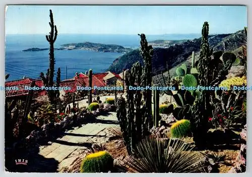 D332089 La Cote d Azur. Côte d'Azur. Vue Panoramique Prise d Eze Village. Mrz