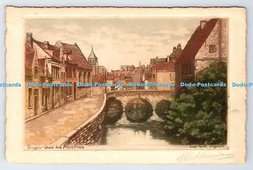 D334867 Brügge. Quai des Menetriers. Bill Hopkins Collection