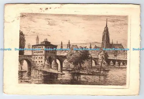 D3344876 Blick in die Stadt. M. Jacobs. Frankfurt a. M. Bill Hopkins Collection