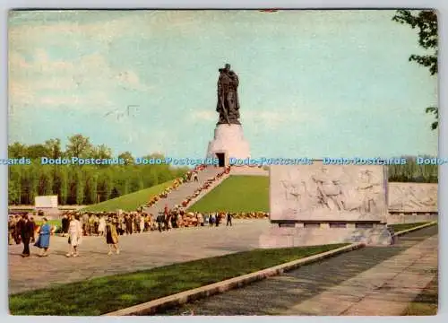 D332106 Berlin. Sowjetisches Kriegerdenkmal in Treptow. VEB. Rolf Vetter