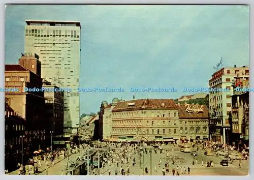 D326896 Zagreb. Trg Republike. Ft. Foto Tehnika. Postkarte