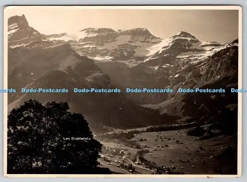D332111 Les Diablerets. Postkarte