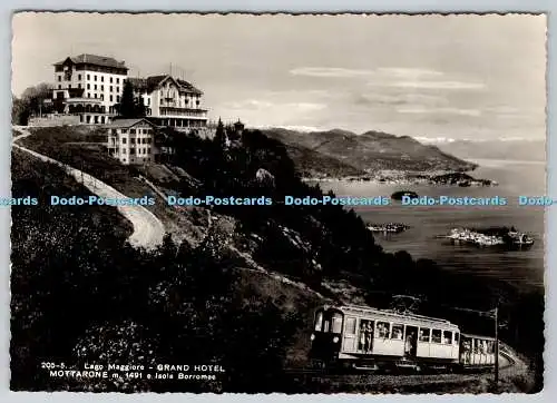 D332112 Lago Maggiore. Grand Hotel. Mottarone. Isol Borrom. Ristorante Stazio