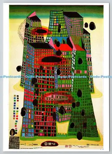 D329474 Friedensreich Hundertwasser. Good Morning City Bleeding Town. Grüner Ja
