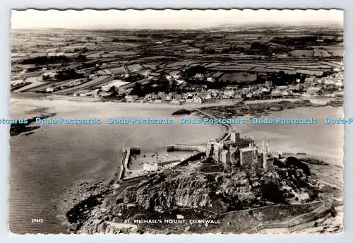 D3344896 Cornwall. St. Michael Mount. Aero Pictorial. London. Air View. RP