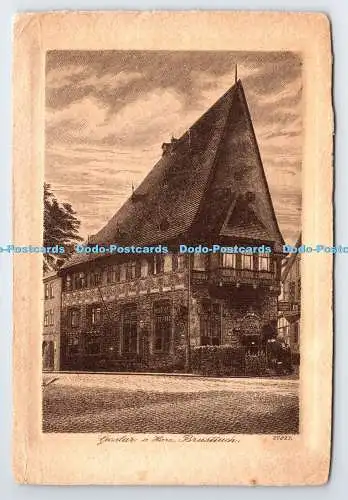 D334899 Goslar a.Harz. Brusttuch. Postkarte