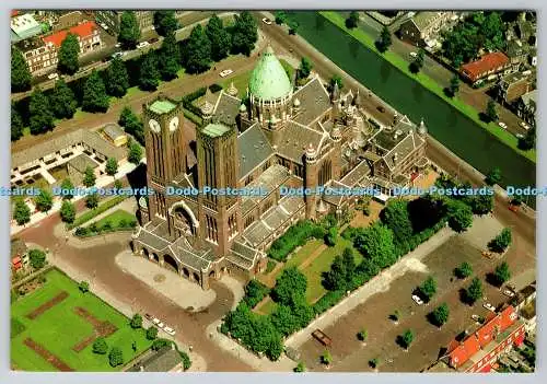 D326924 Holland. Harlem. De kathedrale basiliek van St. Bavo. Euro Farbkarten.