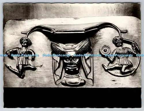 D332142 Pfarrkirche Ludlow. Misericord Sitz. Frith Serie