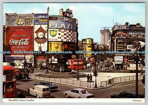 D326933 London. Piccadilly Circus. Kardorama. Potters Bar. Großbritannien. KLV 8.