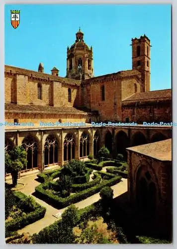 D329494 Tarragona. Costa Dorada. Monasterio de Santes Creus. Kreuzgang und Türme